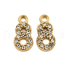 304 Stainless Steel Pendants STAS-L080-002G-08-1