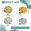   120Pcs 2 Colors Tibetan Style Zinc Alloy Beads FIND-PH0021-42-2