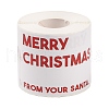 200Pcs Christmas Theme Paper Self-Adhesive Stickers DIY-M070-02E-2