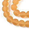 Transparent Glass Beads Strands GLAA-T032-T8mm-MD08-2