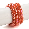 Electroplate Glass Beads Strands EGLA-D030-P4mm-B02-2
