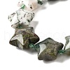 Natural Tree Agate Beads Strands G-U023-C01-08-4