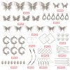 SUNNYCLUE DIY Butterfly Drop Earring Making Kits DIY-SC0018-68-2