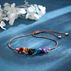 Natural & Synthetic Mixed Stone Beaded Bracelet ZI7902-3