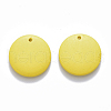 Painted Wood Pendants WOOD-Q040-018A-A03-2