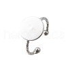 304 Stainless Steel Cuff Ring Components RJEW-H250-03A-P-1