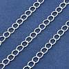 Brass Curb Chains KK-P304-02C-S-1
