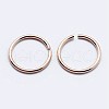 925 Sterling Silver Open Jump Rings STER-F036-02RG-0.9x8mm-2