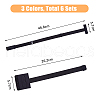 SUPERFINDINGS 6 Sets 6 Style Nylon Womens Low Back Bra Converter DIY-FH0006-51-2