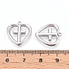 304 Stainless Steel Pendants STAS-N109-199P-3
