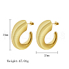 304 Stainless Steel Stud Earrings OU4872-1-1