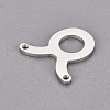 304 Stainless Steel Pendants STAS-CJC0001-04A-2