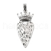Tibetan Style Alloy Big Pendants PALLOY-D362-02AS-C-1