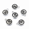 Tibetan Style Alloy Charms TIBEP-N012-15-2