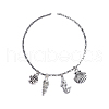 100pcs 10 Style Tibetan Style Alloy Charms TIBEP-CJ0001-36-8