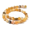 Natural Yellow Botswana Agate Beads Strands G-F790-H04-01-3