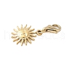 304 Stainless Steel Sun Pendant Decoration STAS-S165-09G-2