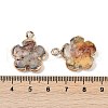 Natural Crazy Agate Pendants G-P566-01G-05-3