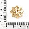 Brass Micro Pave Clear Cubic Zirconia Fold Over Clasps KK-G505-08G-3