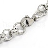 Fashionable 304 Stainless Steel Cable Chain Bracelets STAS-A028-B085P-2
