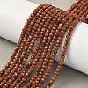 Synthetic Goldstone Beads Strands G-R013-B01-4x3mm-1
