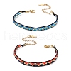 2Pcs Handmade Glass Seed Beaded Bracelets for Women BJEW-MZ00158-4