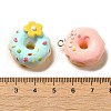 Opaque Resin Imitation Food Pendants RESI-G093-01-3