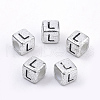 Plated Acrylic Beads PB43C9308-L-1