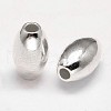 Oval 925 Sterling Silver Beads STER-F012-19C-1