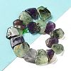 Natural Prehnite & Amethyst Beads Strands G-P528-K08-01-2