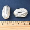 Electroplated Natural Baroque Keshi Pearl Beads KK-P305-01S-3
