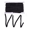 SUPERFINDINGS 30 Yards Polyester Pleated Elastic Lace Trim OCOR-FH0001-32B-1