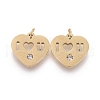 316 Surgical Stainless Steel Charms STAS-I164-036G-2