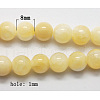 Natural Yellow Jade Beads X-G-Q277-1-2