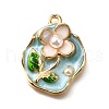 Alloy Enamel Pendants ENAM-K076-11A-G-1