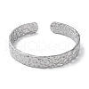 304 Stainless Steel Open Cuff Bangle for Women BJEW-Q770-01P-2