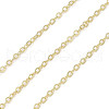 Rack Plating Brass Cable Chains CHC-A010-02G-1