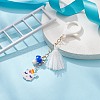 Unicorn Handmade Loom Pattern Seed Beads Pendant Decorations HJEW-MZ00010-4