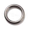 304 Stainless Steel Linking Ring Pendants STAS-B024-22P-1