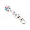 Dyed Synthetic Turquoise Pendant Decorations HJEW-JM03372-01-5