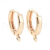 Brass Hoop Earrings KK-A168-26G-1