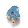 Natural Agate Links connectors G-L509-18G-2