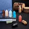 Fashewelry 8Pcs 8 Style Gemstone Pointed Beads G-FW0001-27-14