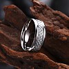 Men's Titanium Steel Finger Rings RJEW-BB27567-C-10-4