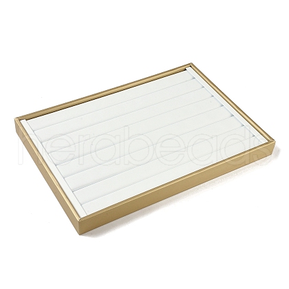 Imitation Leather Jewelry Ring Trays CON-G023-01A-1
