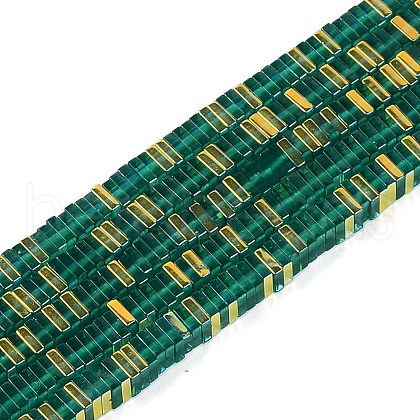 Electroplate Glass Beads Strands GLAA-B023-01A-03-1