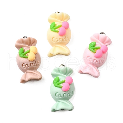 Resin Pendants FIND-U031-09P-1