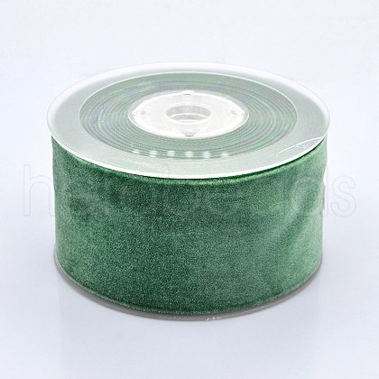 Polyester Velvet Ribbon for Gift Packing and Festival Decoration SRIB-M001-19mm-587-1