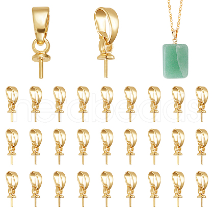   30Pcs Brass Cup Peg Bails KK-PH0009-34-1