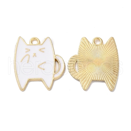 Alloy Enamel Pendants ENAM-D046-33KCG-02-1